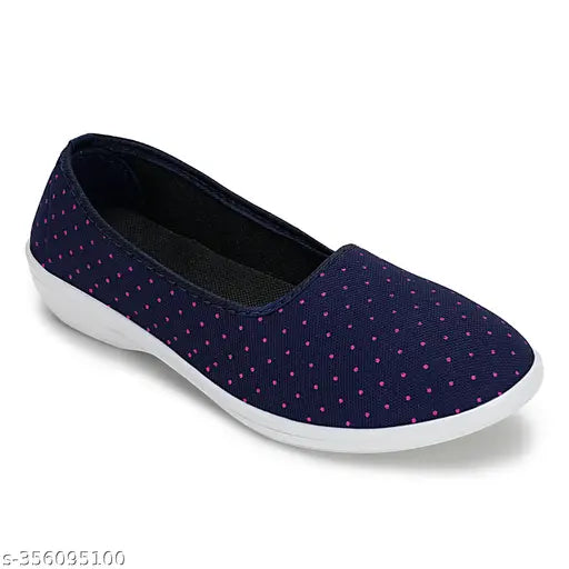 Synthetic printed bellies for women and girls, comfortable and fashionable slip-on ballet flats from the latest Indian collection