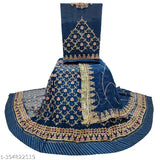 Embroidered Georgette lehenga set, semi-stitched (39" waist), suitable for parties and festive occasions. Beautiful Aari work on high-quality Indian Georgette fabric