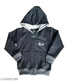 Cotton pull over hoodie for kids, print pattern, long sleeves, versatile wardrobe essential