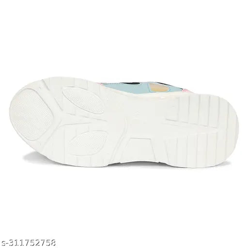 Multicolor canvas lace-up sneakers for women and girls, lightweight, breathable, and durable