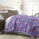 Cotton-blend reversible AC comforter (260 GSM), double size for winter, Dulai Rajai design