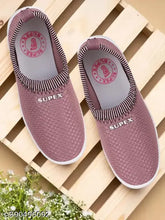 Mesh slip-on printed ballerina shoes, latest casual women's footwear from SUPEX, India
