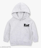 Cotton girls hoodie with printed net design, long sleeves for kids aged 2-5 years. Made in India