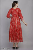 Rayon Anarkali Gown, Zari embroidered, Indian ethnic designer wear for women & girls