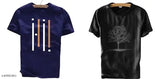 Multicolor regular fit half sleeve round neck cotton men's T-shirt combo set of 2, perfect for gym, sports, events, and everyday wear. Durable, non-shrinkable, and vibrant colors that last. Made in India
