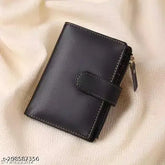 Faux leather small women's clutch, elegant design, free size (11cm x 9cm)