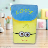 Embroidered net mobile bag, free size phone purse with shoulder strap, Indian craftsmanship