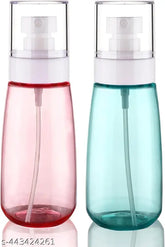 Multicolor travel-size PETG mist spray bottles (100ml each), leak-proof, portable for essential oils, skincare, hairspray, & more