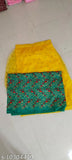 Yellow green NO DUPPTTA lehenga, Banglory satin & net ethnic wear bridalwear, free size