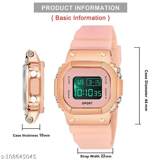 Digital watch for kids, free size children's watch from China