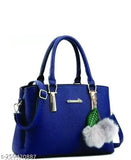 Trendy PU Party Bag with Adjustable Strap, free-size handbag for women & girls, solid net design by KGN DESIGN