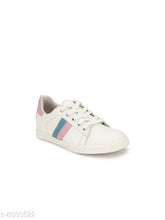 Genuine leather, breathable kids' sneakers, white with lace-up detail, made in India