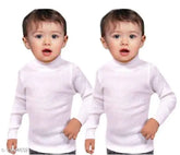 White wool sweaters pack of 2, self-designed long sleeves for girls, Indian handcrafted winter essentials