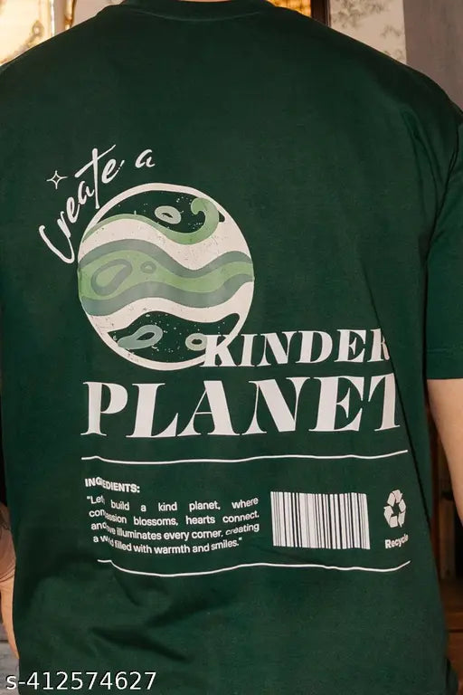 Cotton blend oversized t-shirt pack (2), trending print design for women's casual wear, India origin