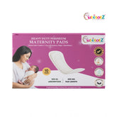 Organic cotton maternity pads for postnatal period, maximum absorbency, soft wings, allergy-friendly