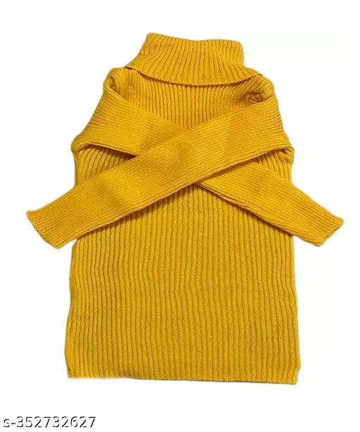Woolen high neck sweater multipack for baby boys & girls (winter), self-design pattern, India origin