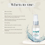 Transparent water-based Ember Unisex Hair perfume (60ml), alcohol & paraben free - apple, bergamot, lemon, cinnamon fragrance for everyday elegance