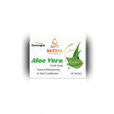 Green Harsha Naturals Aloe Vera Soaps (100GM x 2), fresh aloe vera gel, glycerine for gentle skin care