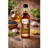 Natural Sesame Oil (Cold Pressed with Sedimentation) - Vegan-friendly liquid for cooking and skin care, traditional herbal ingredient