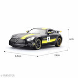 Red alloy kids' car with light, sound, openable door - jmv 1:32 die-cast model from India