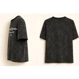 Men's Cotton Acid wash T-shirt (Grey)