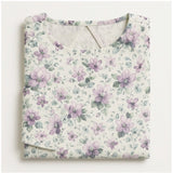 Women's Linen Printed Kurti (Lavender)