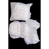 White cotton disposable lady period pants, 10 pcs pack - breathable, lightweight, rash-protection, leak-proof design