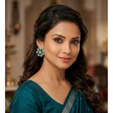 Multicolor zinc alloy gold-plated earrings for women, avoid water and harsh chemicals
