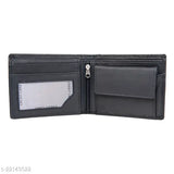 Leather trendy wallet, free size (12cm x 9cm), made in India