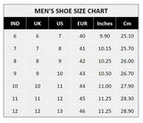 Men's synthetic sports shoes, black textured pattern, size 6-10, for athletic performance