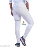 Stylish cotton blend jeggings pack of 4, recycled OE fabric, solid color, trendy and comfortable, women's sizes from 26-34 (waist 26in-34in, length 36in, hip 13in)