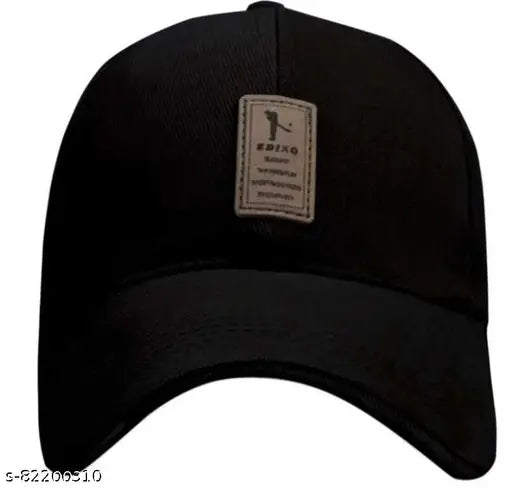 Cotton solid-pattern multi caps combo for boys, Indian-made baseball caps set