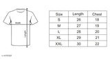 Stylish cotton blend t-shirt for men, printed design on short sleeves, size M (38in chest, 27in length), made in India