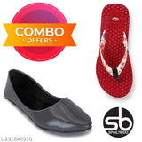 Grey patent leather simple belly red dotted Hawai slippers for daily, office, party wear by women's combo collection - versatile ethnic footwear with closed back design and comfortable sole