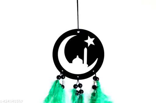 Handmade Dream Catcher for Home Decor, Feather-adorned wall hanging suitable for bedroom, living room, balcony or car. Made in India