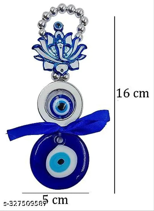 Plastic Vastu evil eye battu for home protection & good luck charm, 4.5cm x 6cm x 4cm