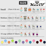 Keviv quick-dry waterproof fleece baby bed protector (medium - 70cmx100cm), ideal for newborns and reusable
