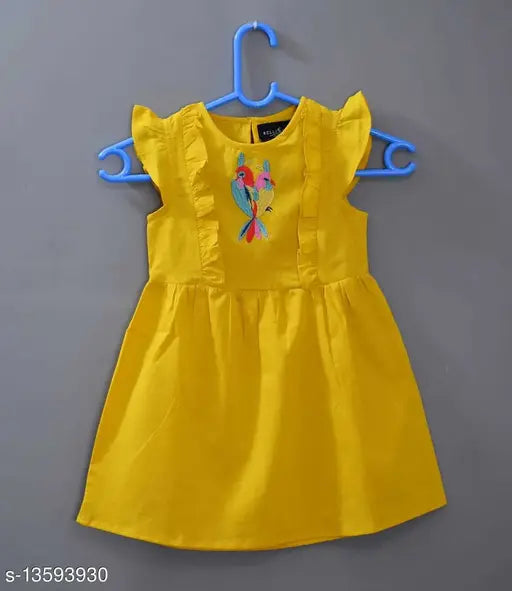 Cotton net dress, girls 3-4 years, Indian kids wear fashion