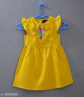 Cotton net dress, 3-4 years girls' wear from India