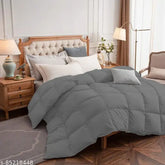 Attractive single microfibre cotton Razzai comforter (400 GSM), luxury cotton for all seasons. Soft, silky, and easy to clean - made in India