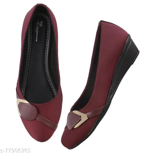 Synthetic RG Collections Bellies for Women & Girls - Trendy, comfortable PVC bellies with buckle fastening, perfect casual/formal complement