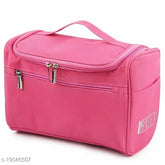 Polyester net, multi-function travel toiletry bag for men and women, storage solution for grooming kit and makeup