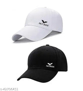 Multicolor cotton baseball caps, unisex design, trendy SKYRIDE brand pack of 2 for casual wear