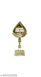Metal Ayyappa Murugan vel with OM for car dashboard and temple decor, 5cm x 10cm x 3cm