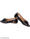 Black synthetic leather ethnic sandals for women and girls by Latest Collection, fashionable bellies design