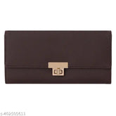 Faux leather women's clutch, 5 compartments, free size (4in x 8in), durable Indian craftsmanship