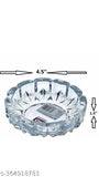 Crystal T Glass fengshui set, glass turtle showpiece for home office or temple decor
