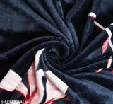 Soft, velvet winter bedsheet (72*78 inches), fits king-sized 8" mattresses with 2 pillow covers, premium woolen quality