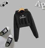 Cotton kids hoodie, long sleeves, printed pattern, size 9-10 years, India origin