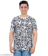 Indian-made cotton blend half sleeve t-shirt, Now Or Never design, short sleeves, printed pattern, suitable for formal and casual events
